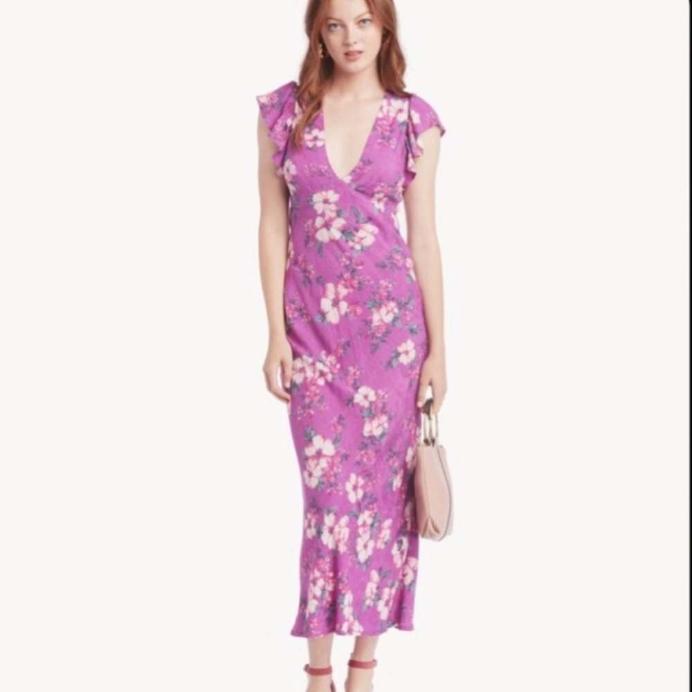 Anthropologie Rahi Wren Reese floral maxi dress Size M